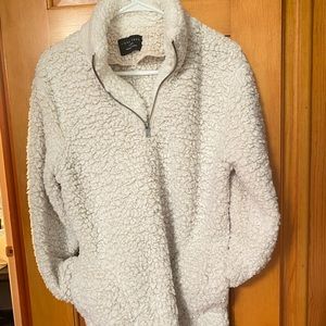 Love Tree Sherpa 1/4 zip pullover Ladies L